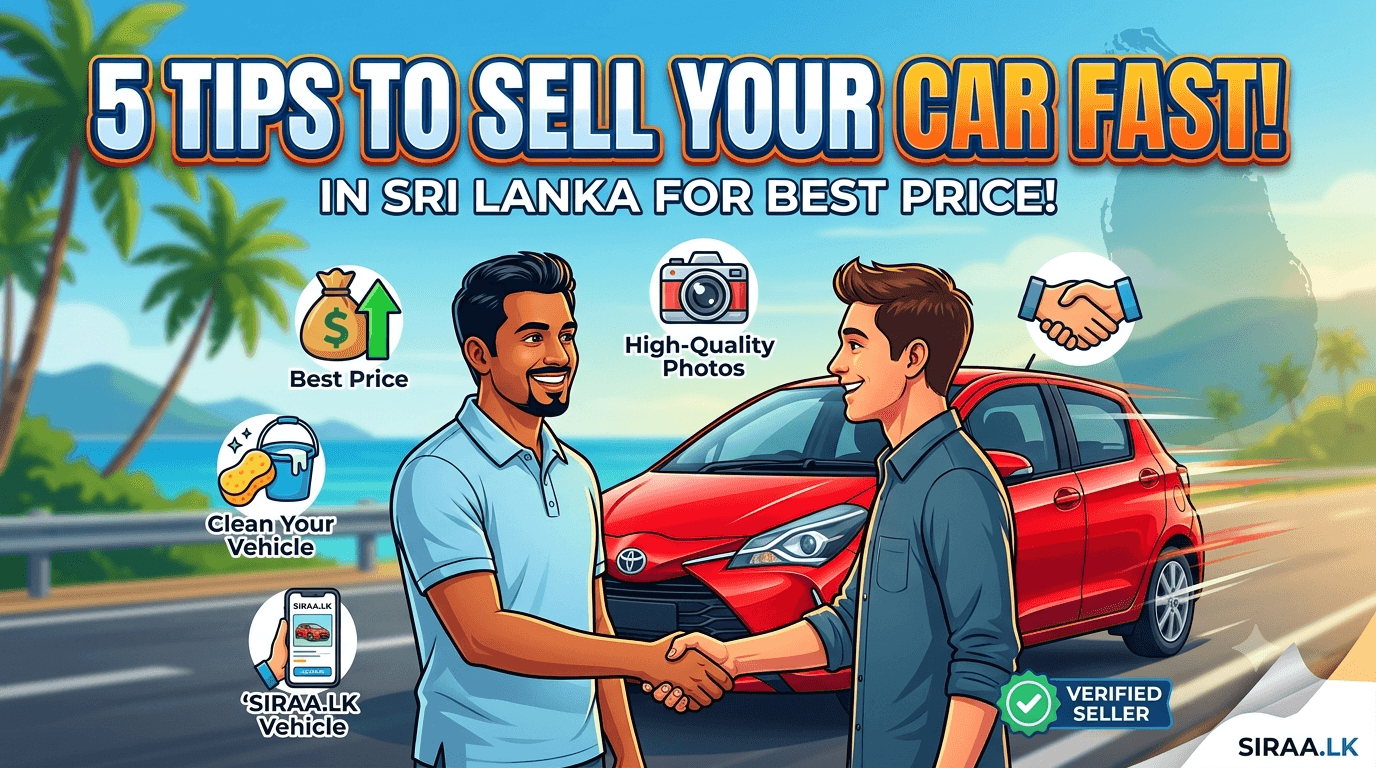 5 Tips to Sell Your Car Fast in Sri Lanka for the Best Price